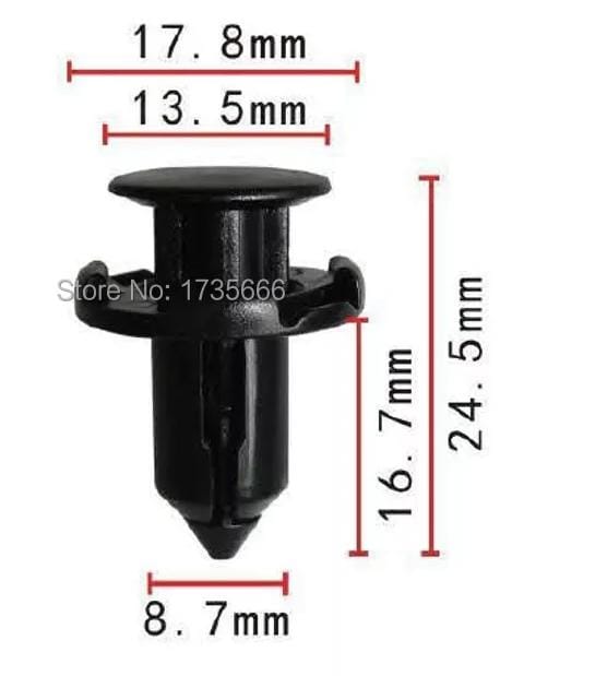 Presilha Grampo de Fixação Parachoque Mitsubis Asx Outlander Lancer Pajero Sport MR200300 2009 2010 2011 2012 2013 2014