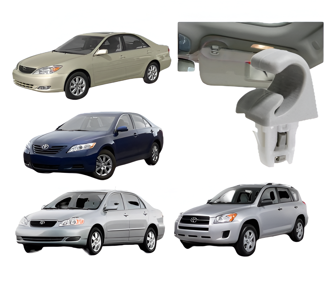 Suporte Presilha Grampo Para Sol Cinza Toyo Corolla Camry Prius Rav4 2003 2004 2005 2006 2007 2008 2009 2010 2011 2012