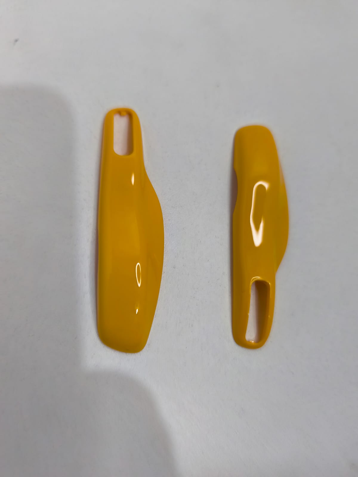 Capinha Capa Tampa Carcaça Lateral Chave Porsc Cayenne 718 911 Boxster Macan Cayman2011 2012 2013 2014 2015 Amarelo