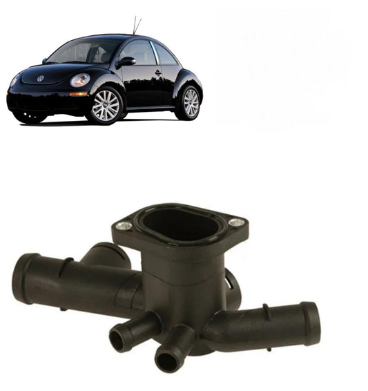 Flange Tubo de Agua Cabecote New Beeatle Fusca 2.0 1998 1999 2000 2001 2002 2003 2004 2005 06A121132C Conexão