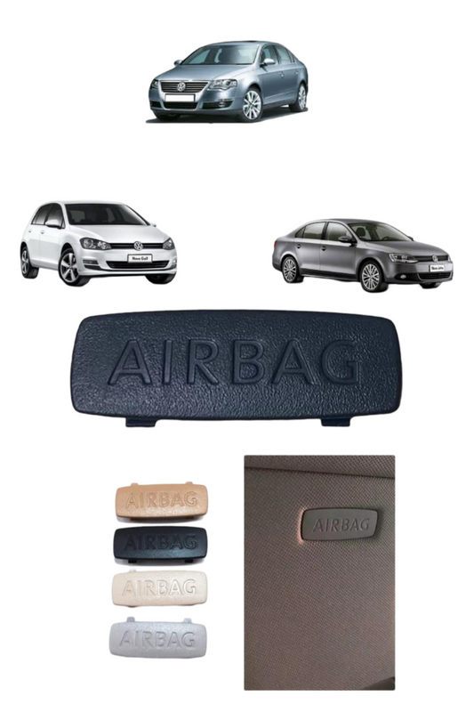 Acabamento Interno Airbag Golf Jetta Passat Polo Preto 2006 2007 2008 2009 2010 2011 2012 2013 2014 2015 3C0853437