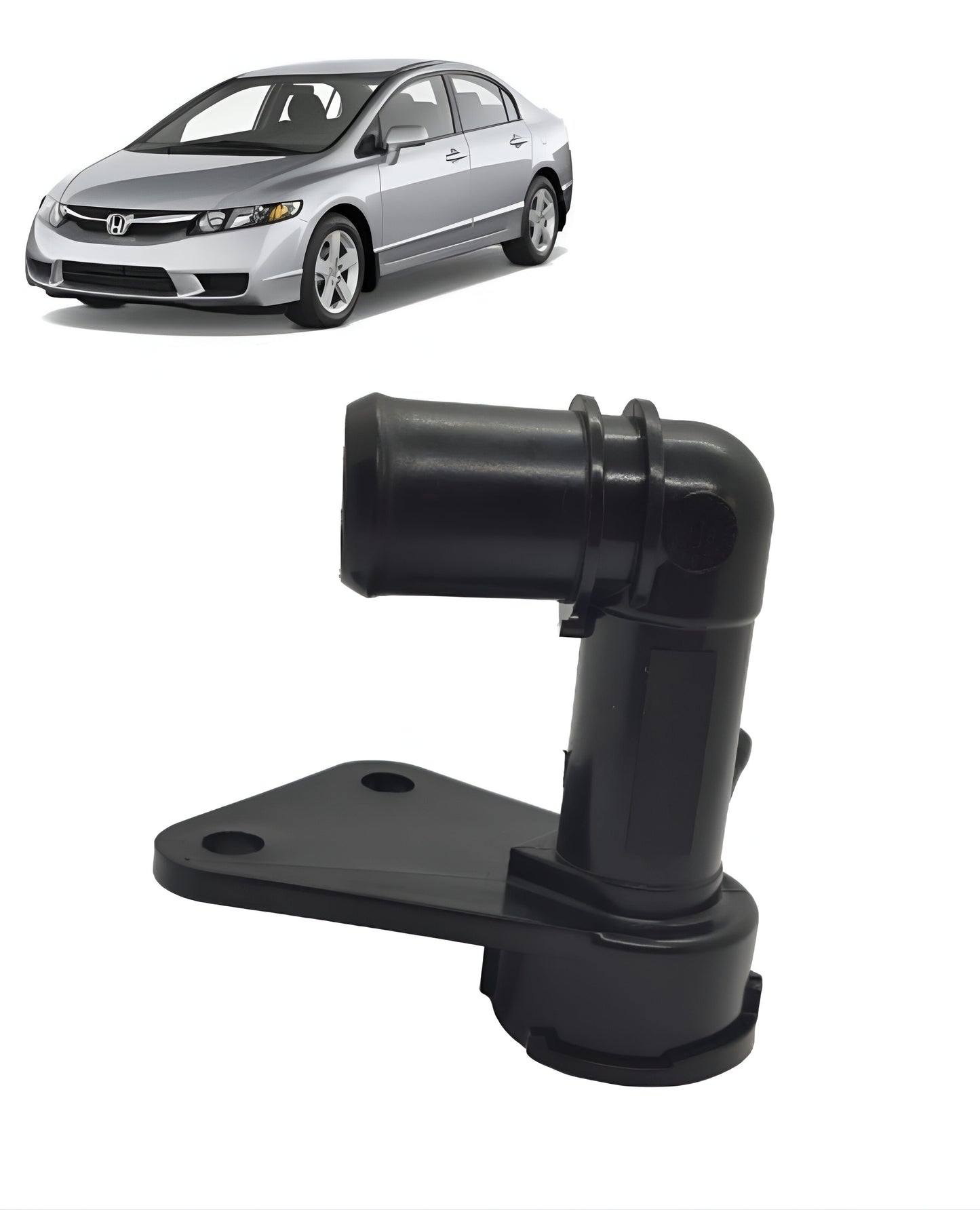 Bocal Conexão Flange Hon New Civic 2006 2007 2008 2009 2010 2011 19050RNBA01 Conexão Flange Radiador de Água Civic Cano