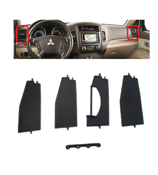Aletas Difusor Ar Lateral Vertical Pajero Full 08-20 Modulo