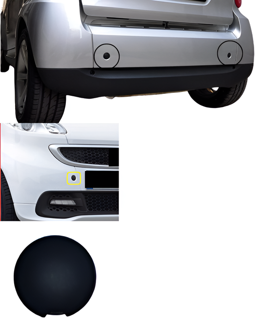 Tampa Reboque Parachoque Dianteiro Traseiro Smart Fortwo 2007 2008 2009 2010 2011 2012 2013 2014 2015