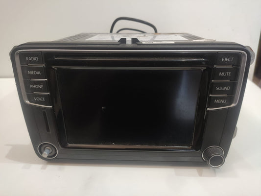 Tela Multimidia Radio Original Jetta Amarok Tiguan Passat Fusca 5k7035200d 2012 2013 2014 2015 2016 2017 Chicote Conecto