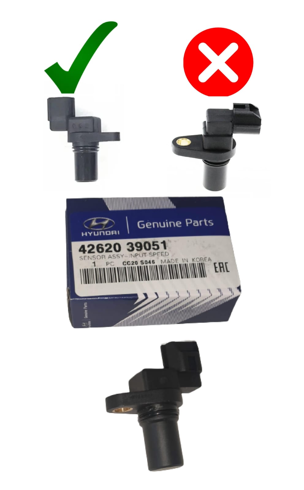 Sensor Velocidade Entrada Transmissão Cambio Automático Hyund Azera Soul Sportage Santa Fé 4262139051