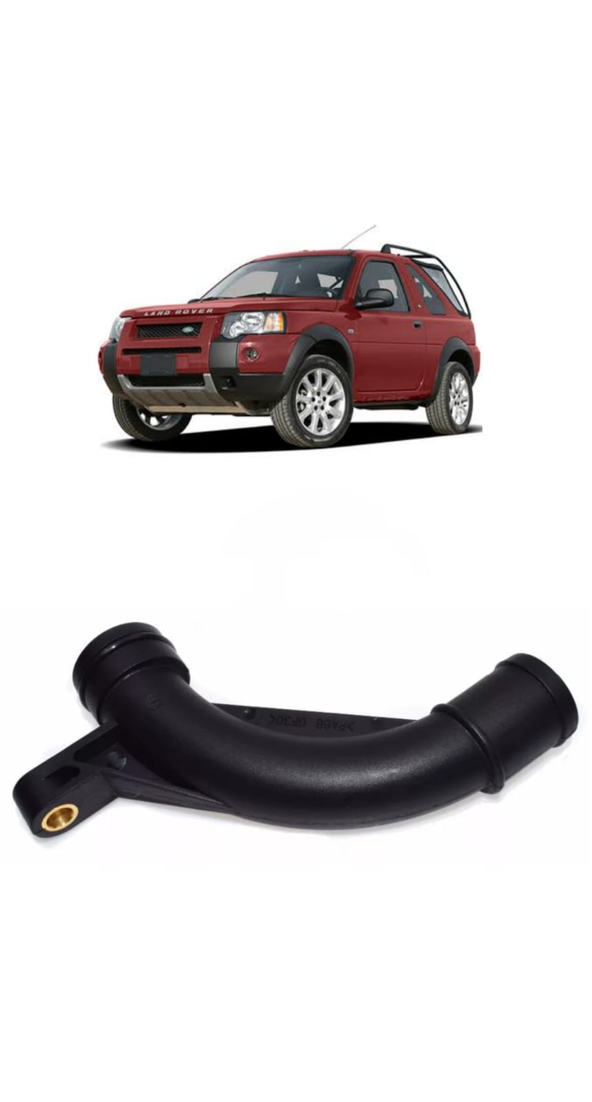 Tubo Conexão Curvo de Agua da Valvula Termostatica Freelander 2001 2002 2003 2004 2005 2006 PEP103270