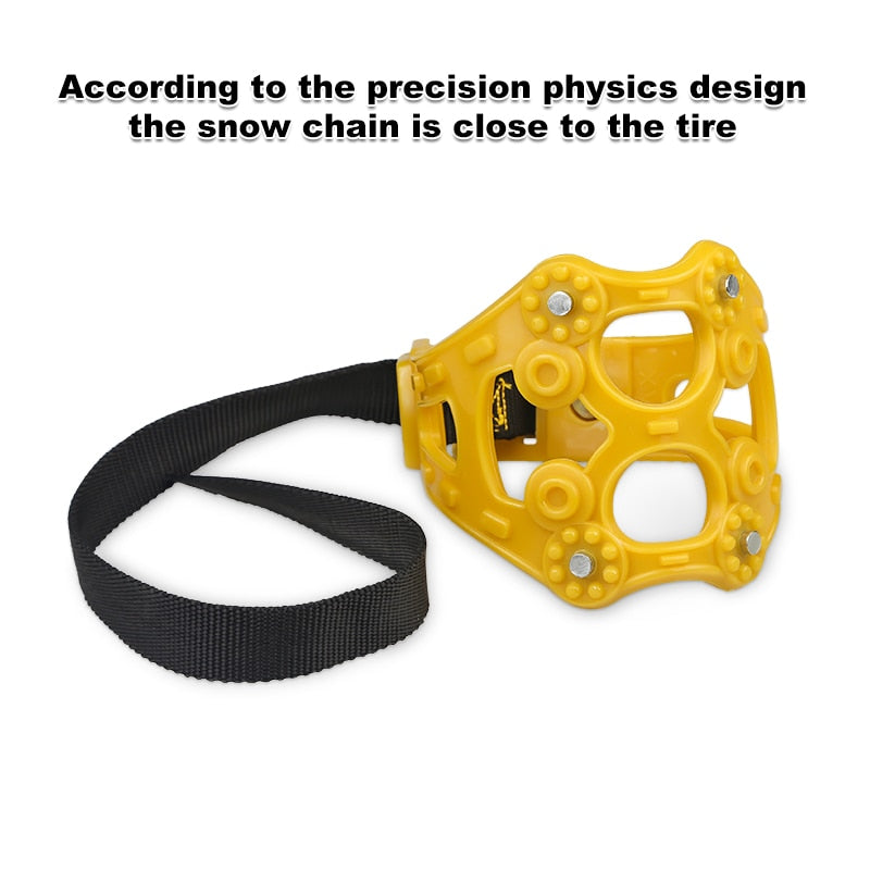 Corrente Anti Atolamento Pneu Roda Lama Barro Terra Neve Universal Tração Maior Resgate Direção