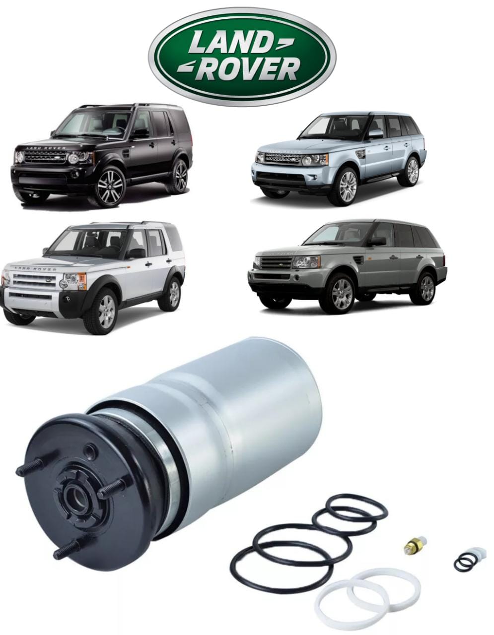 Bolsa da Suspensão Dianteira Land Rover Sport HSE LR3 LR4