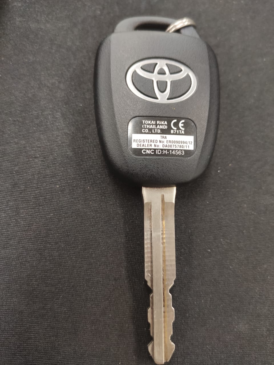 Chave De Ignição Toyota Yaris 2018 2019 2020 Completa