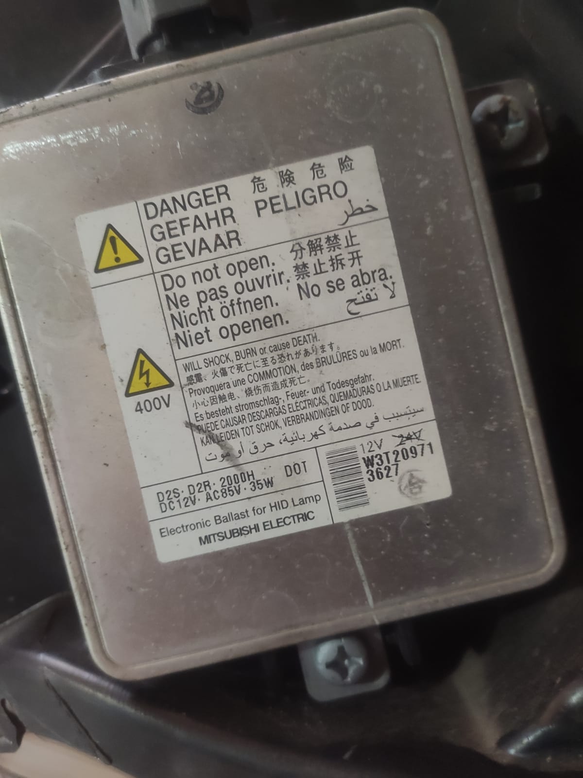 Farol Dianteiro Esquerdo Pajero dakar L200 Xenon 09-16 origi