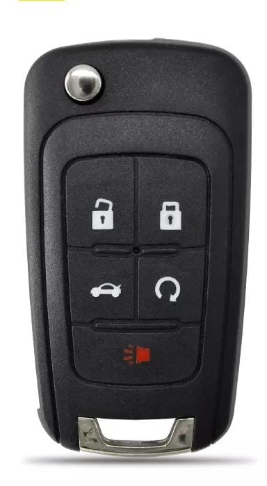 Capa Carcaça Chave Cruze Camaro Malibu Sonic S10 Tracker 5 Botoes 2010 2011 2012 2013 2014 2015 2016 2017