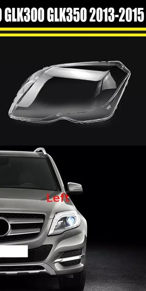 Lente do Farol Dianteiro Esquerdo Mercedes W204 GLK220 Glk280 Glk300 2013 2014 2015 Motorista