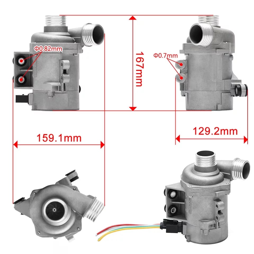 Bomba De Água Bmw 318i 320i 328i X1 428i 420i 528i X3 X5 Z4 3.0 6cc 2006 2007 2008 2009 2010 11517586925