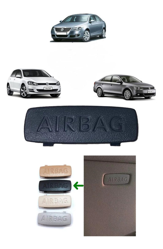 Acabamento Interno Airbag Golf Jetta Passat Polo Preto 2006 2007 2008 2009 2010 2011 2012 2013 2014 2015 3C0853437